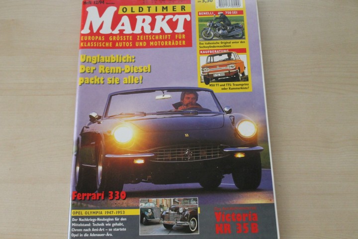 Deckblatt Oldtimer Markt (12/1994)